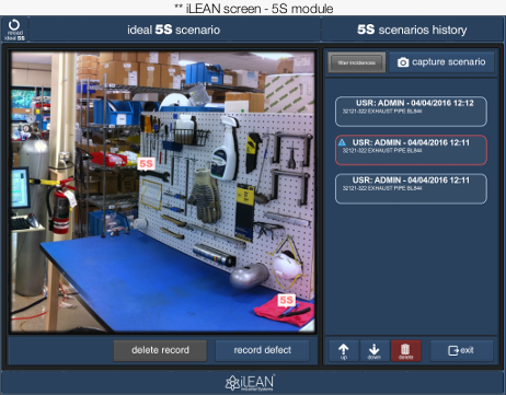 iLEAN screen - touchscreen 5S module